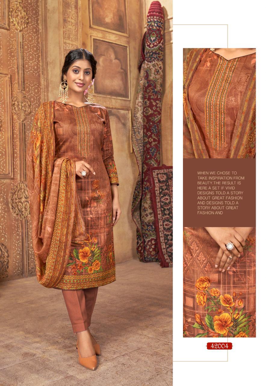 Punjabi Kudi 42 Latest Designer Fancy Casual Wear Designer Dress Material Collection